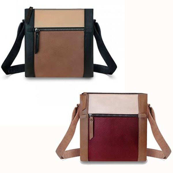 CARTERA LINCOLNS -TRIANA -Combinada c/ Bolsillos Frente-1078 Sin color