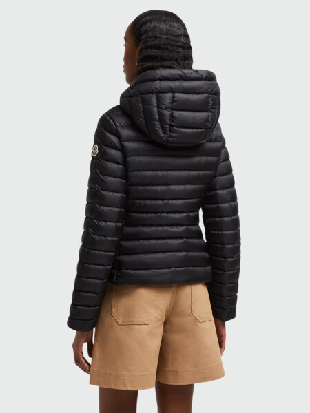 Moncler - Plumífero Corto con Capucha IGE Negro