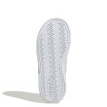 Championes de Niños Adidas Grand Court 3.0 Velcro Blanco - Rosado