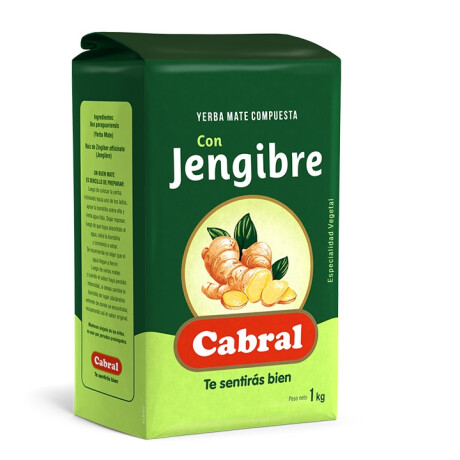 YERBA CABRAL 1K COMPUESTA C.JENGIBRE YERBA CABRAL 1K COMPUESTA C.JENGIBRE