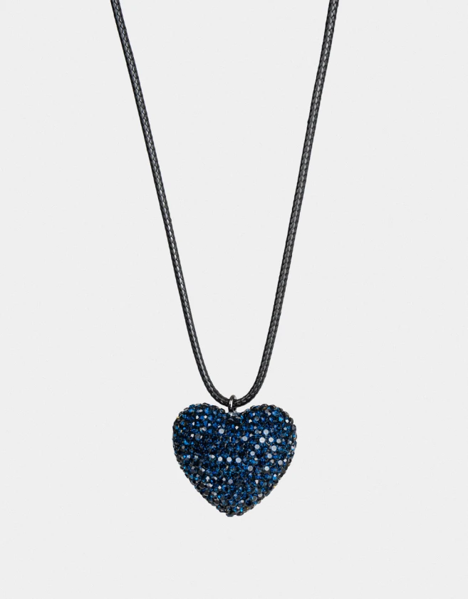 Chokers Con corazón Collar Corto Con Corazón - Plateado Hematite