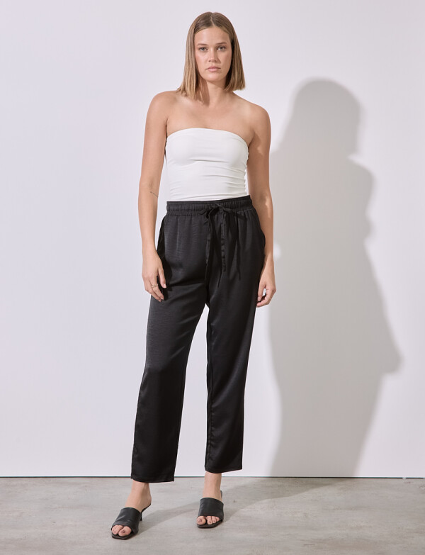 Pantalon Satén NEGRO