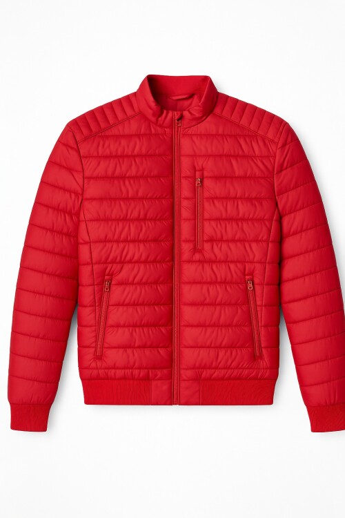 Campera matelaseada ROJO