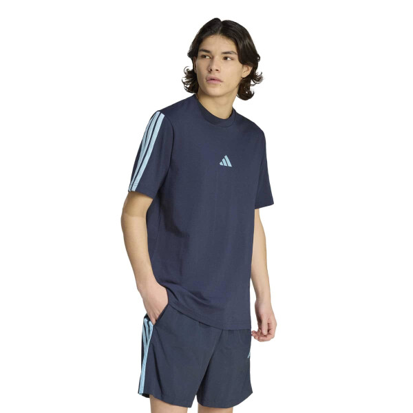 Remera Adidas M 3S SJ T B WC Hombre KE5605 Marino-celeste