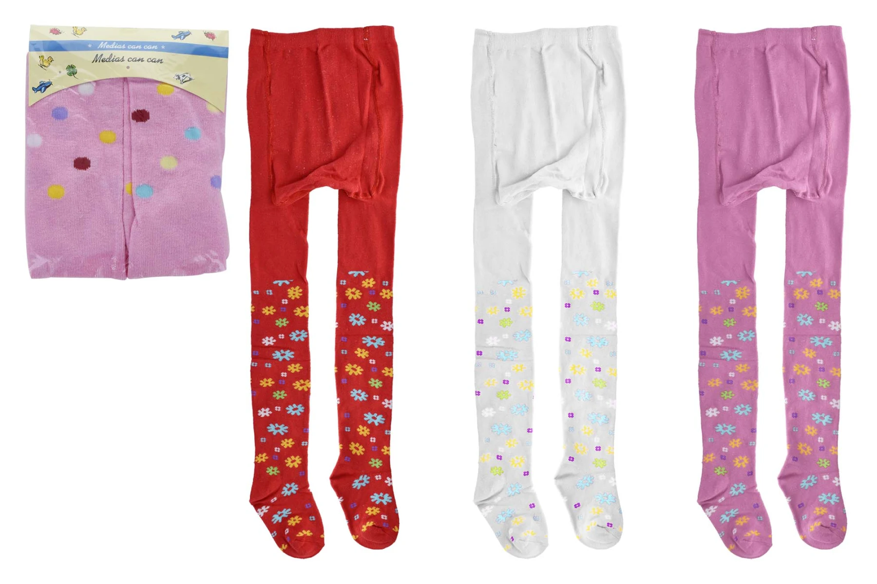 MEDIAS CAN CAN X1 RAYAS/ FLOREADAS 5469 