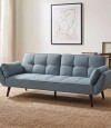 Sillon Cama 3 Cuerpos Retractil Frida Azul