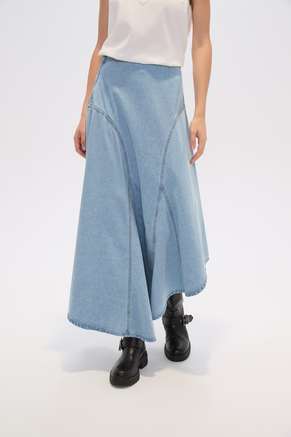 Falda Kualca Azul Claro