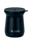 MATE C/TAPA RUMBO 160ML NEGRO MATE C/TAPA RUMBO 160ML NEGRO