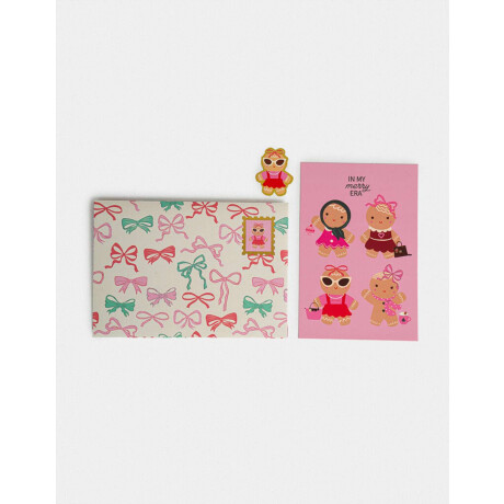 Set De Postales Navideñas Combinacion Multicolor