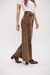 JEAN CECI WIDE LEG MARRÓN