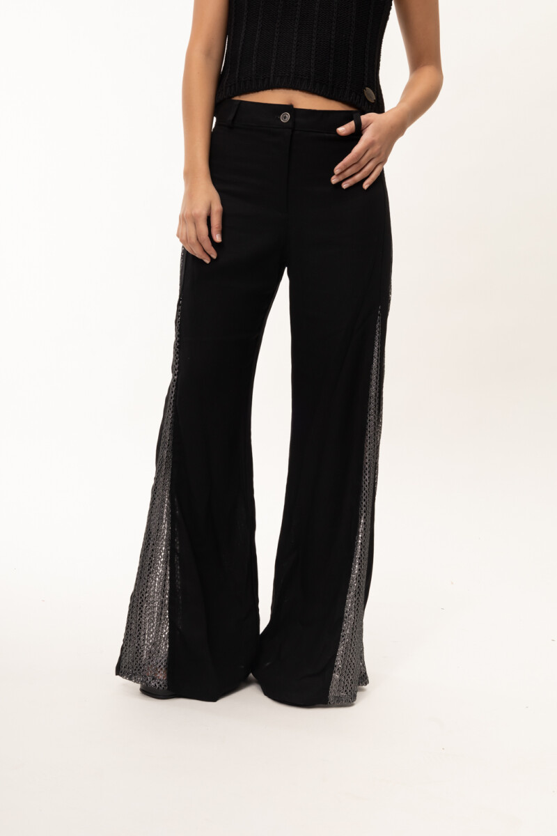 Pantalon Murra Negro Lurex