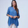 Camisa Tencel Flecos JEAN