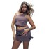FALDA MALLORCA MARRON COR