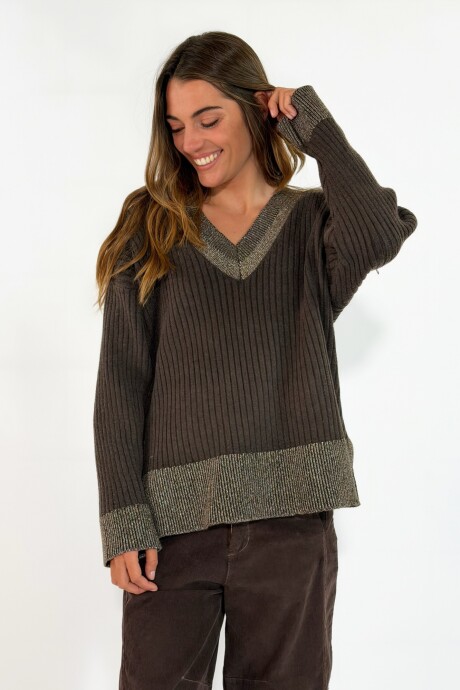 SWEATER DUNARA Chocolate