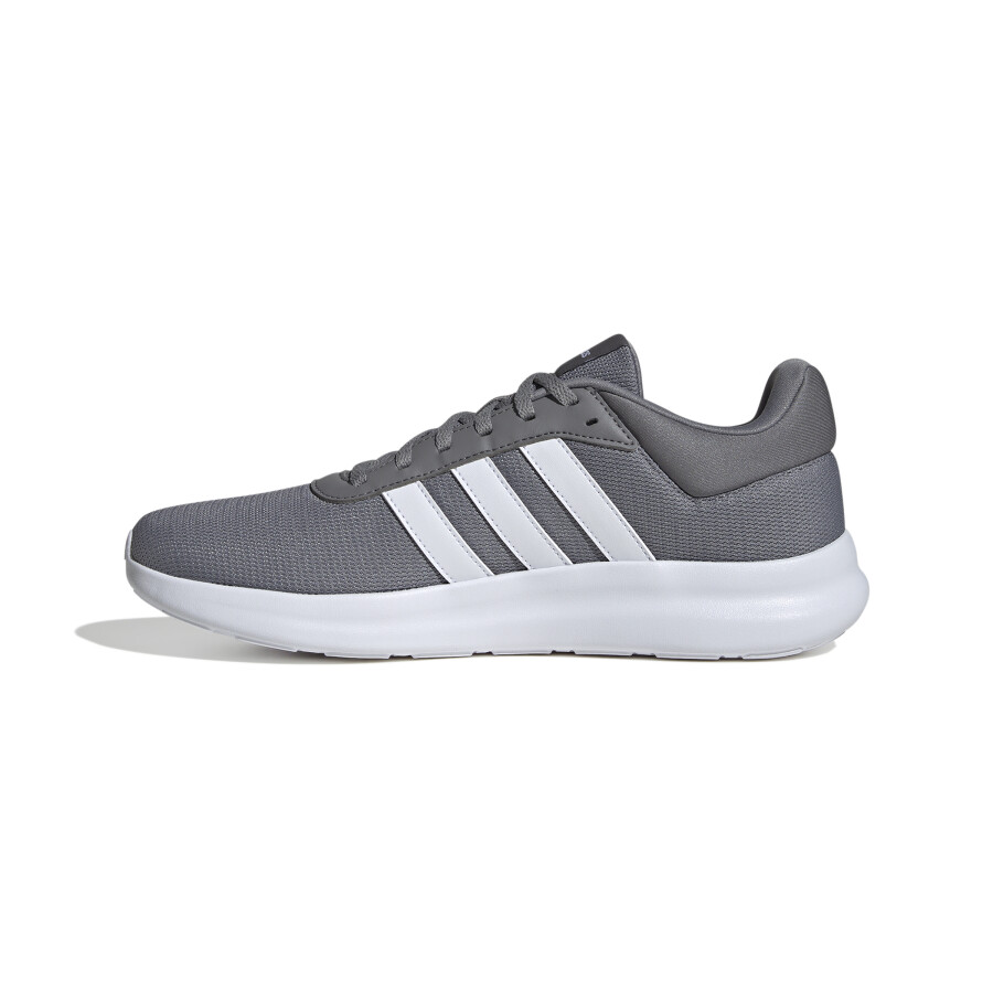 Championes de Hombre Adidas Lite Racer 4.0 Gris - Blanco