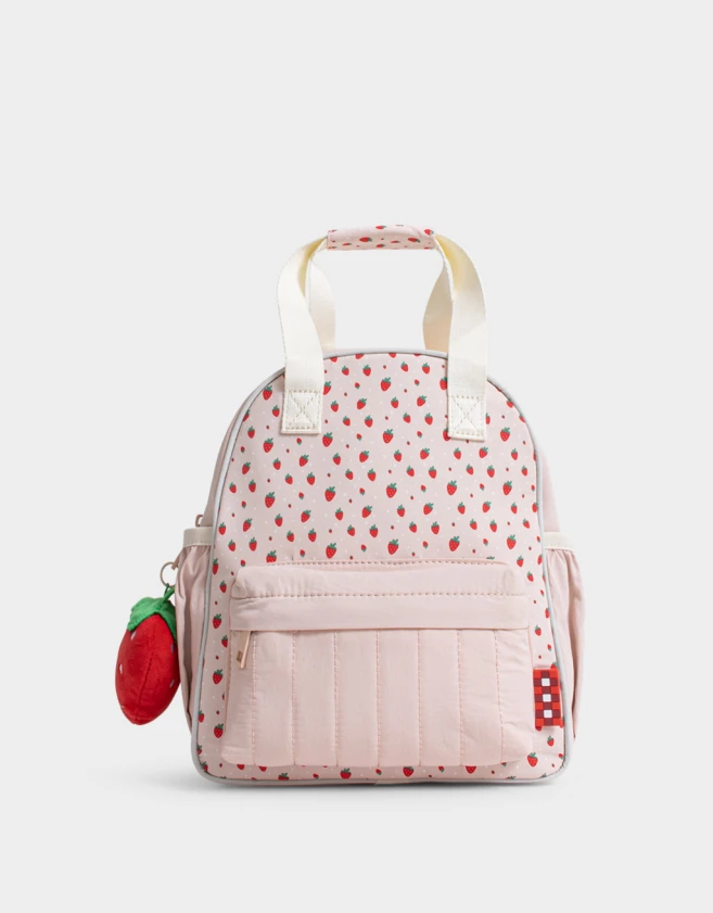 Mochilas y Carteras Infantiles Mochila Infantil Frutillas - Rosa Claro