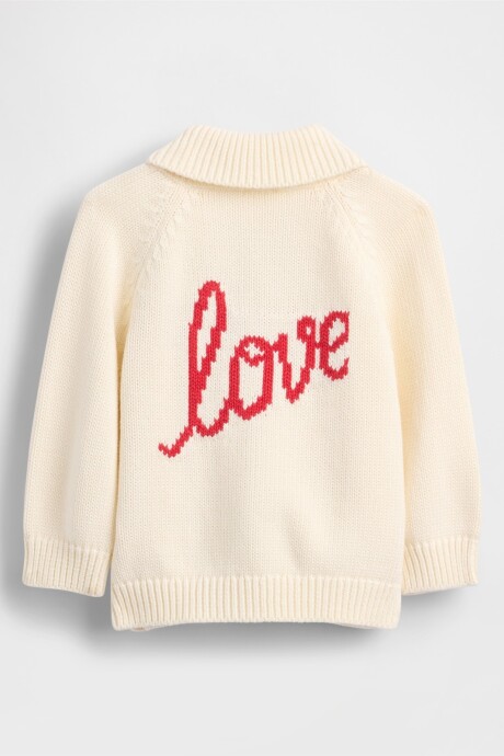 Saco Love Bebé Ivory Frost