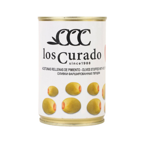 ACEITUNA LOSCURADO RELL PIMIENTO LATA 120/300G ACEITUNA LOSCURADO RELL PIMIENTO LATA 120/300G