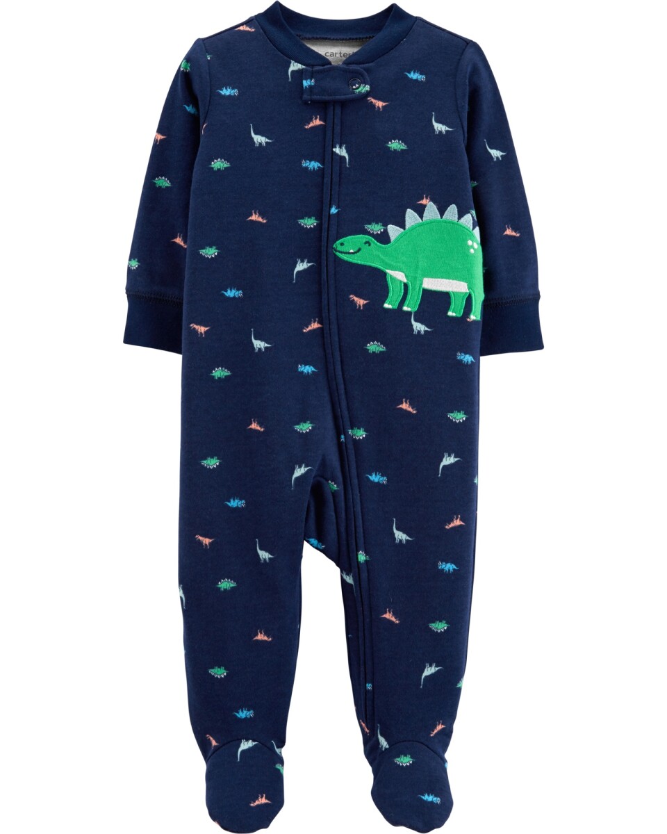 Pijama con Pie Manga Larga Dinosaurio Algodón 