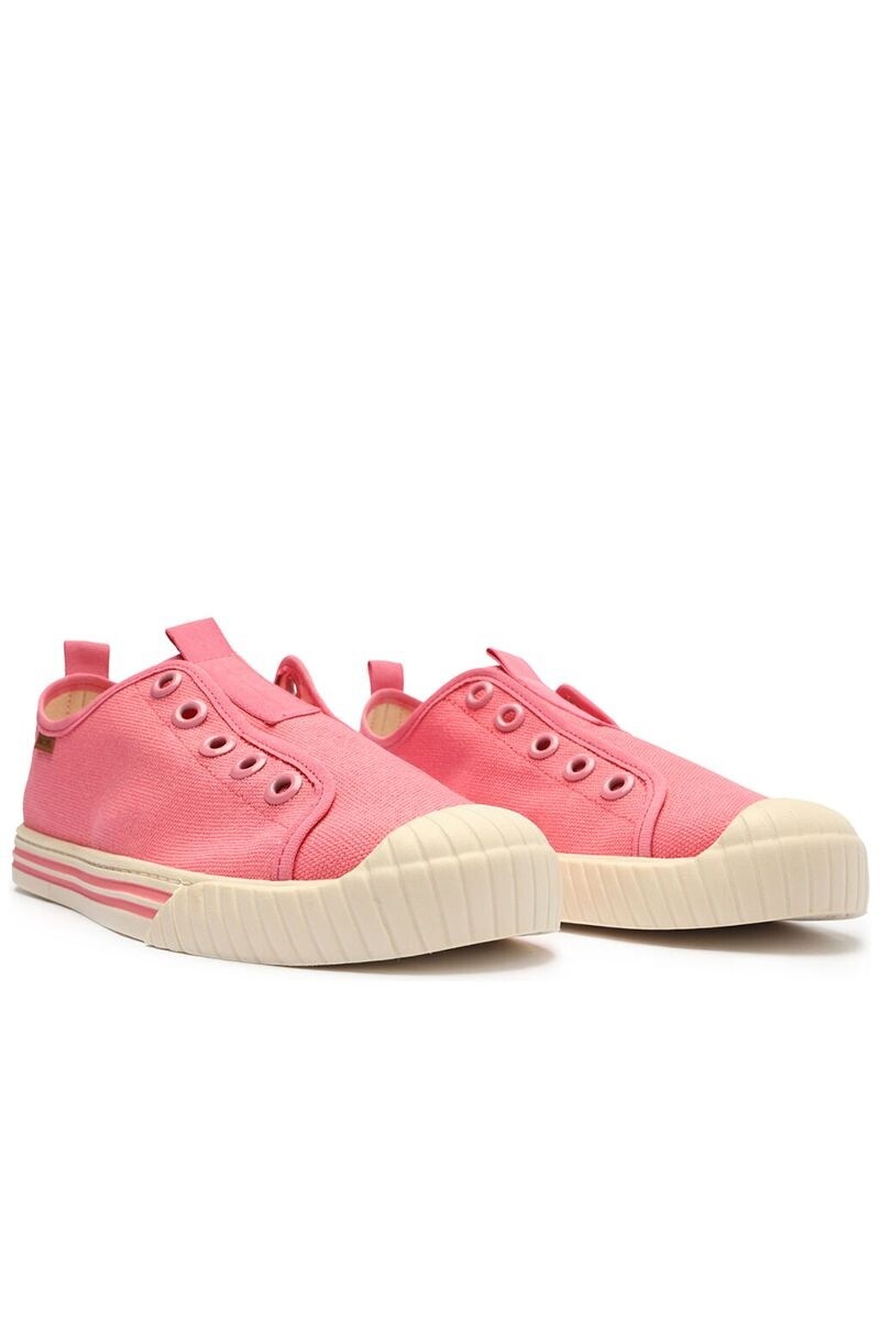 TENNIS CASUAL ROSA SIN CORDONES 