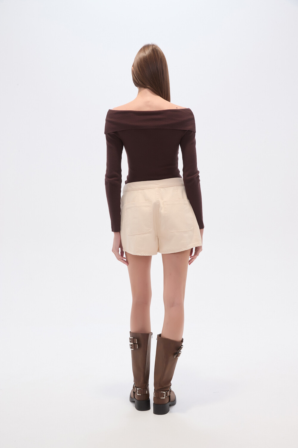 Short Pernes Beige Claro