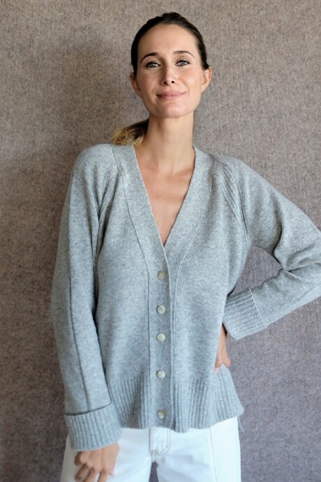 Cardigan Amanda Gris Melange