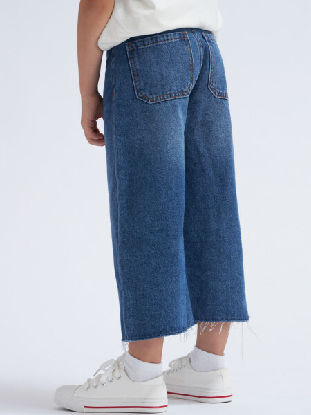 Pantalón de jean ancho Azul Medio