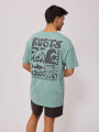 T-SHIRT FURTADO RUSTY Verde Agua