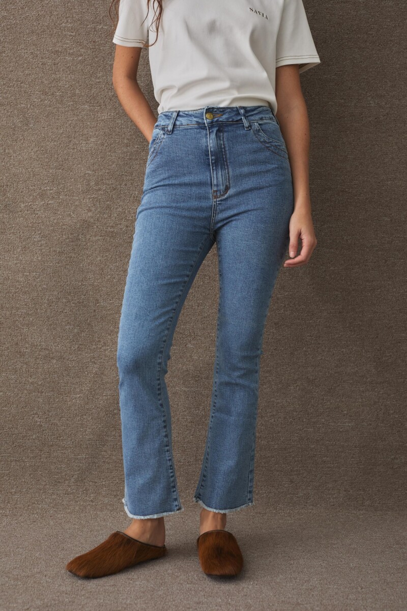 JEAN CROPPED AWA Celeste