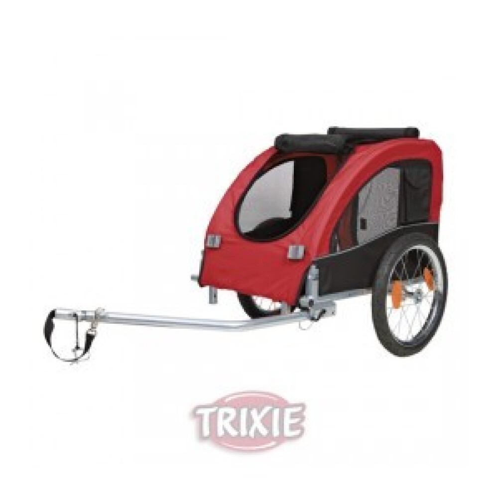 BICYCLE TRAILER, S: 53 × 60 × 60/117 CM, BLACK/RED BICYCLE TRAILER, S: 53 × 60 × 60/117 CM, BLACK/RED
