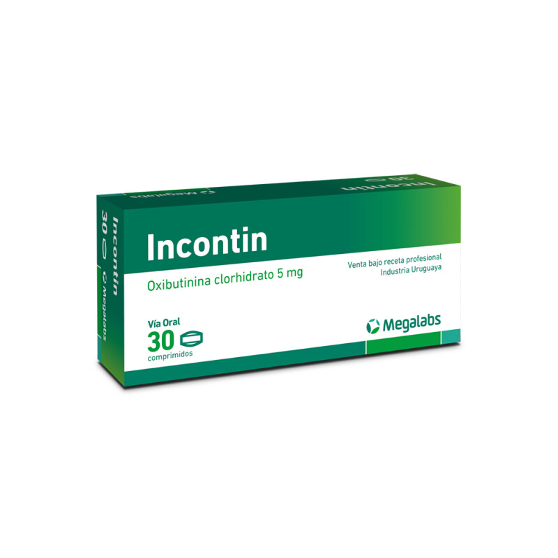 Incontin 5 Mg. 30 Tabletas Incontin 5 Mg. 30 Tabletas