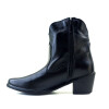 Botas Country Western Taco Bajo de Mujer - C2011 Negro