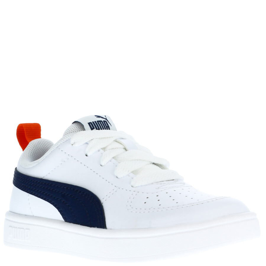 Championes Infantiles Puma Rickie Kids PS Blanco - Azul Marino