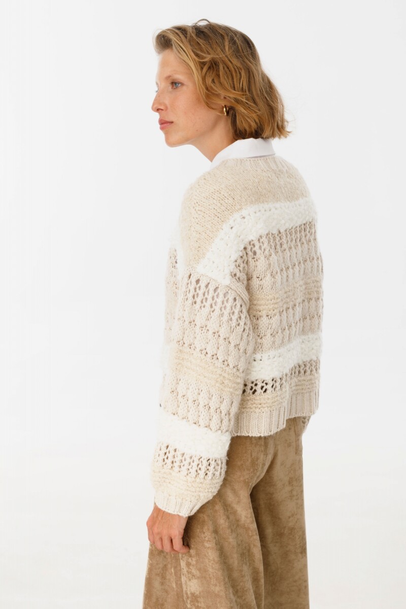 Sweater Hungria Beige/Crudo