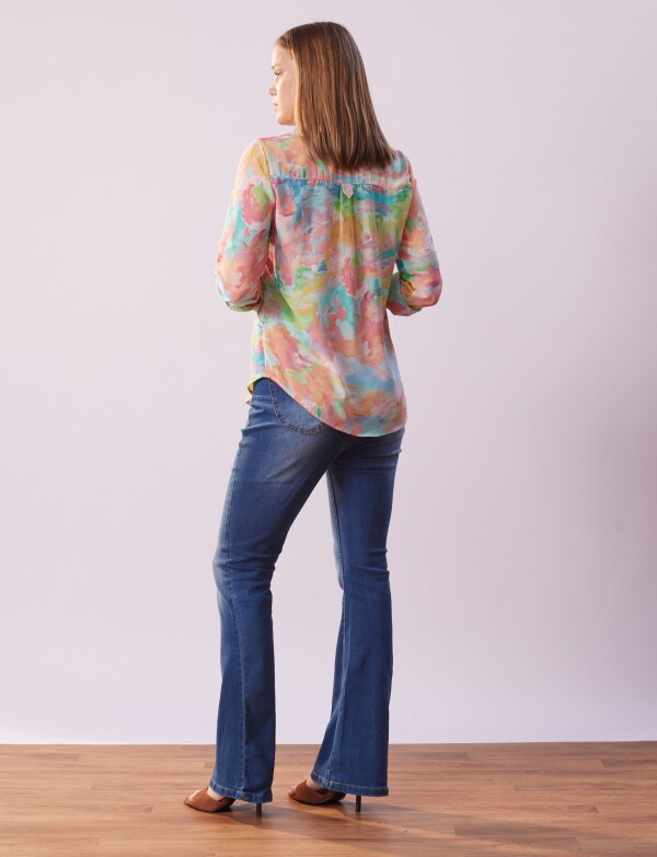 Blusa Printed MULTI/ROSA