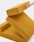 Puf cama convertible Arty mostaza 70 x 89 (200) cm Puf cama convertible Arty mostaza 70 x 89 (200) cm