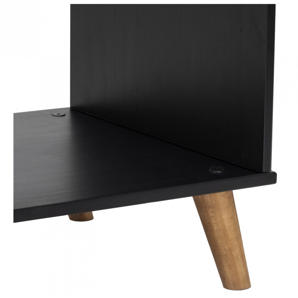 Mesa De Living Minimalista - Madera Maciza - Linea Dublin - Negro Mesa De Living Minimalista - Madera Maciza - Linea Dublin - Negro