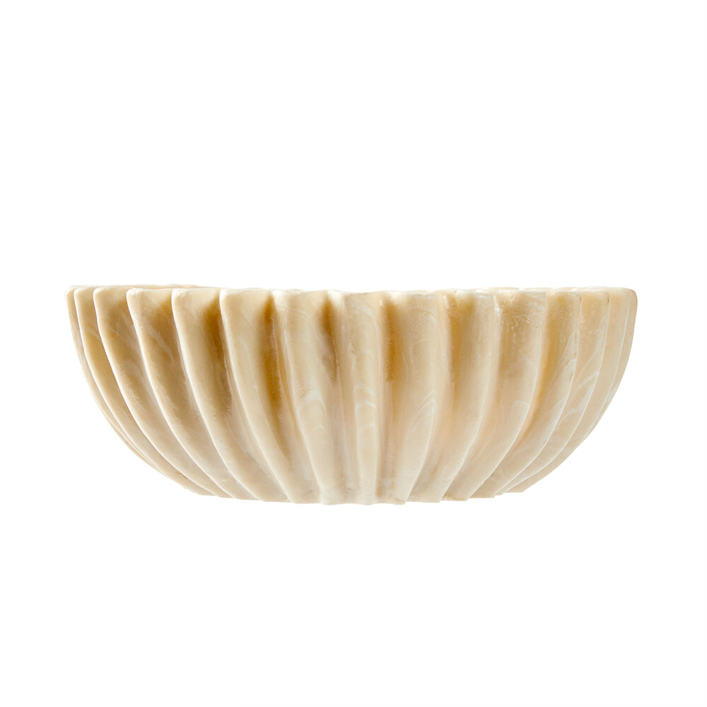 BOWL DECORATIVO NATURAL/BEIGE POLIRESINA 43151004