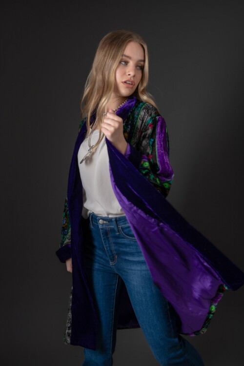 Kimono Velvet Violeta