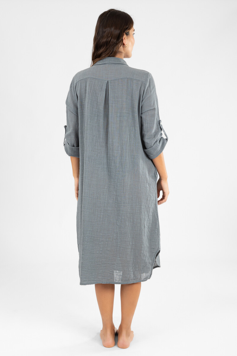 Camisola larga toscana Verde oscuro