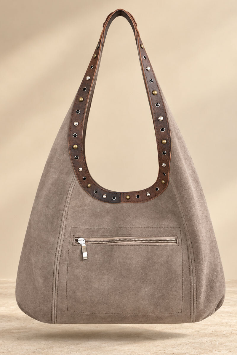 Cartera mechi Vison gamuza