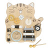 TABLERO JUGUETE SENSORIAL MADERA GATITO TABLERO JUGUETE SENSORIAL MADERA GATITO