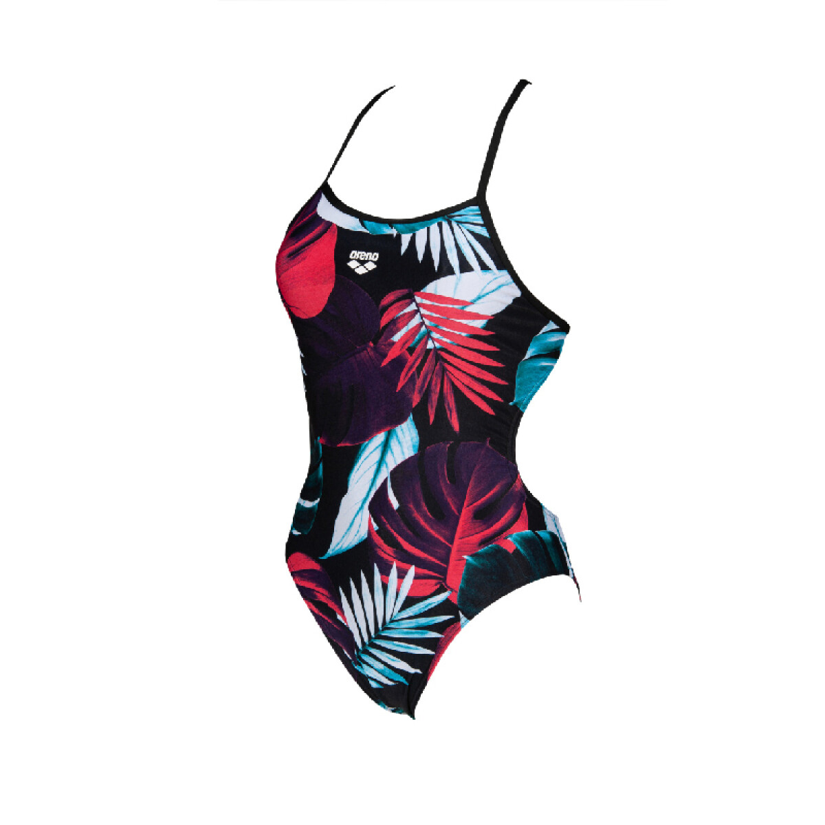 Malla De Entrenamiento Para Mujer Arena Tropical Leaves - Negra 