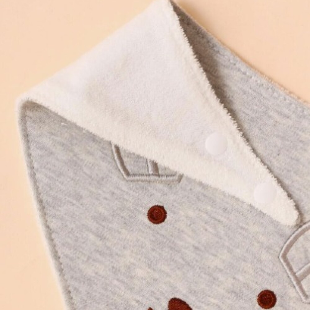 Set baberos bandana x3 raton gris