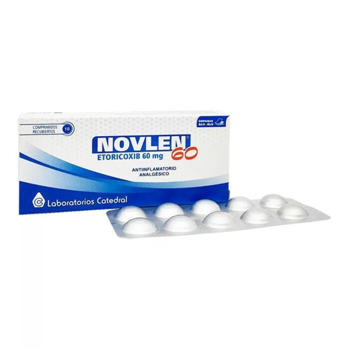 NOVLEN 60 MG. CJ X 10 COMP. única