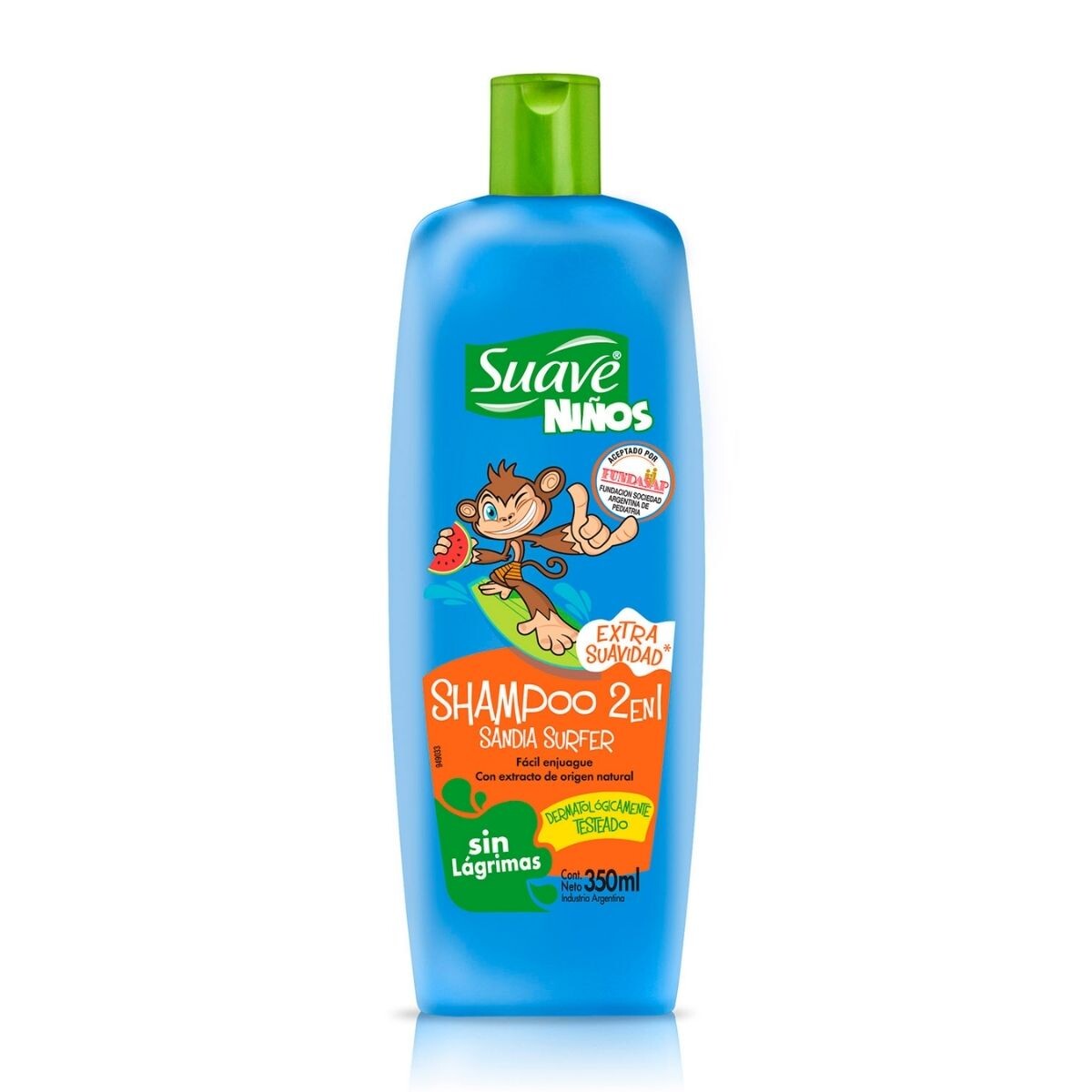 Shampoo Suave Kids Sandía Surfer 2 en 1 350 ML 