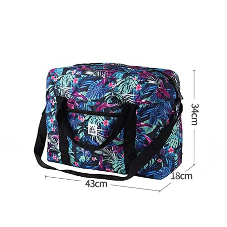 Bolso De Viaje Grande Organizador Plegable Impermeable Flores