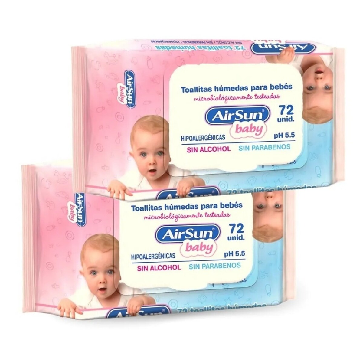 Toallitas Humedas Airsun Baby 144 Uds. 
