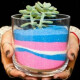 Arena de Colores 1KG Rosado