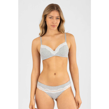 Bikini venecia Gris melange
